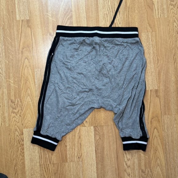 Andrew Christian Gray Sweatpants with Black Accents - Picture 3 of 7